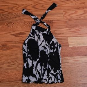 B&W Halter Top
